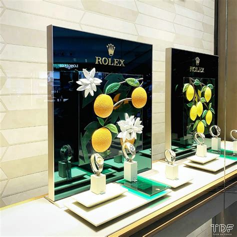 Rolex window display